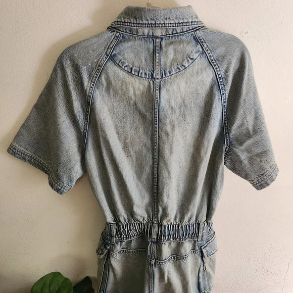 We The Free Light Blue Denim Jacket - Picture 6 of 8